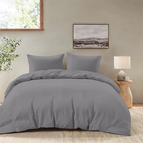 Housse de Couette 200x200 + 2 Taies Oreiller 65x65cm (1/5)