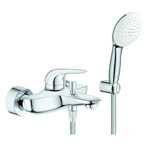 Grohe Eurostyle Einhand-Wannenbatterie, Ausladung 185mm, mit (1/4)