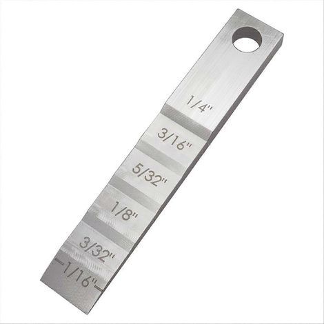 Outils de tuyauteur 2130 Petite cale d'espacement de tuyau Jauge d'épaisseur étagée pour l'espacement des tuyaux Soudage (1/5)