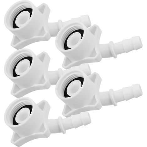 Adaptateur de Robinet Rapide 5pcs pour Tuyau de Machine à Laver en Pp et Fer, Utilisation Polyvalente et Portable, pour Usage Domestique et Commercial (1/5)
