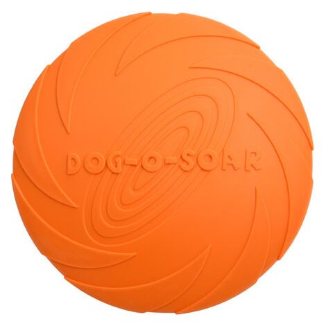 QORVA-plat chien frisbee(orange)