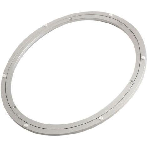 391x8.5mm Plateau Rotative à Roulement Platine Tournante Table Aluminium Support Cuisine Gateau (1/4)