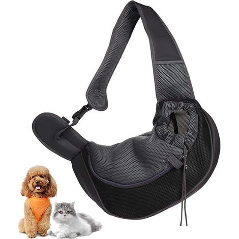 Dog Carrier Bag, Pet Puppy Carrier, Portable Pet Travel Bag, Hands Free Shoulder Carrier Bag, for Small Dog Pet Cat