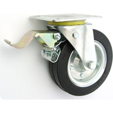 VOLANTE DE METAL-CAUCHO 180MM CARCASA DE DIRECCIÓN + FRENO 55H - KL180 SKR HA