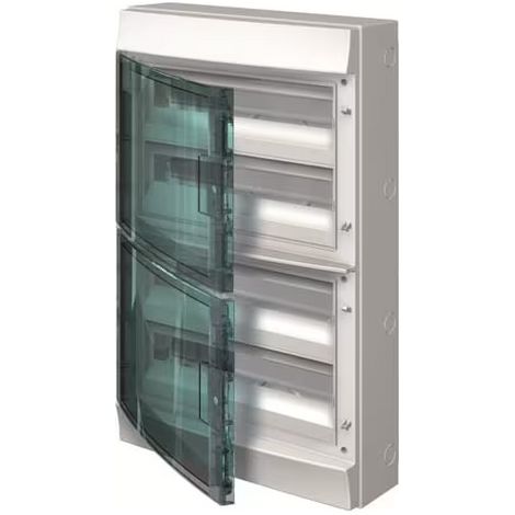 Coffret de distribution Mistral 65H - IP65 - Nombre de modules - 4 rangées 18 modules