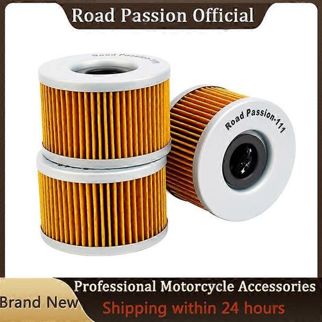 Filtro de aceite compatible de 3 piezas para Honda TRX400 TRX500 TRX650 TRX680 CB250 VT250 CB400 CM400 CX 500 GL500 CX650MUV700 TRX700 15412-413-000() (1/5)