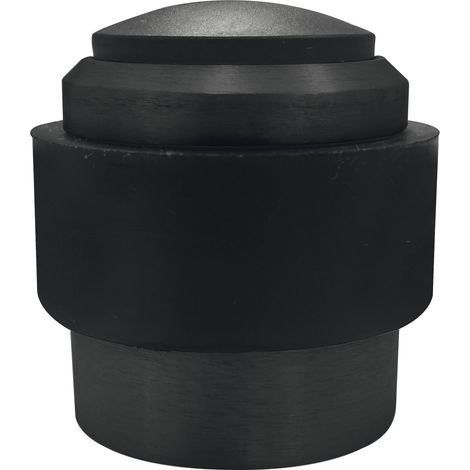 MARCHESI Boden- und Wandtürpuffer, Gummi schwarz ø 35 mm, schwarz