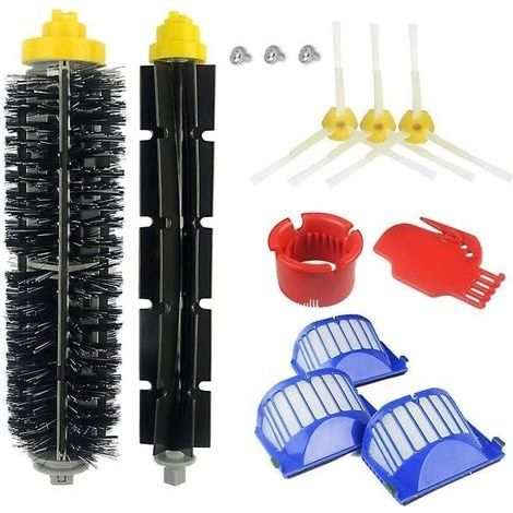 Kit de Brosse et Accessoire pour iRobot Roomba Série 600 605 610 616 620 625 630 631 632 639 650 651 660 670 680 681 691 696 -Kit de 13 pièces LYCXAMES (1/5)