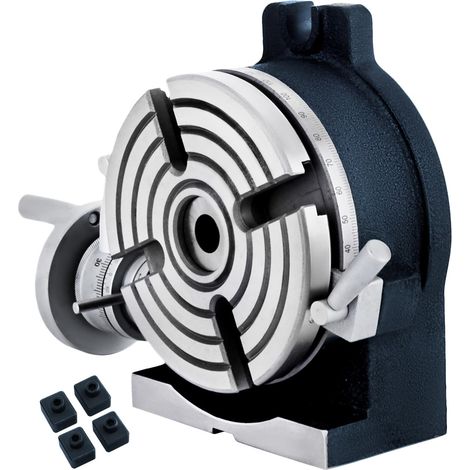 VEVOR Rullo di Divisione Verticale Orizzontale a 4 Scanalature Diametro da 150 mm, Set di Fresatura per Colata HT200 con Quadrante di Ripristino per Tavolo Rotante con Maniglia per Lavorazione Metallo (1/5)