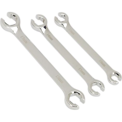 Sealey Premier Flare Nut Spanner Set 3pc AK600
