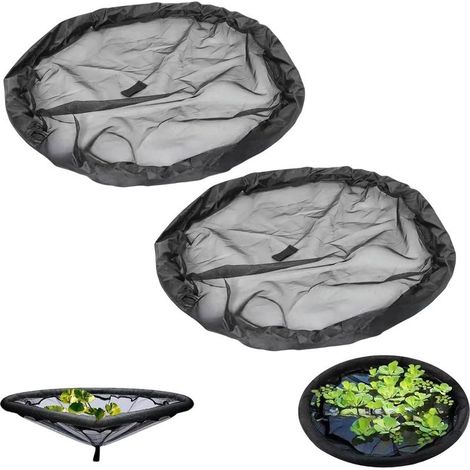 Lot de 2 anneaux de protection flottants ronds pour plantes de bassin,45 cm, île de natation, protection des plantes, bassin de jardin, bassin de jardin, bassin de jardin, maison (1/5)