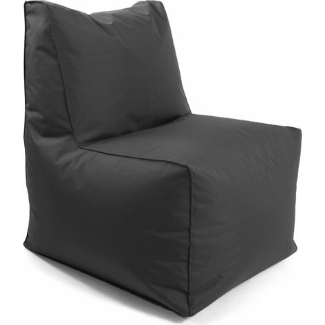 [GEBRAUCHT] B-Ware Mokebo Sitzsack Sessel Ruhepol Hocker Bean Bag Beanbag Sitz Kissen Anthrazit Pvc