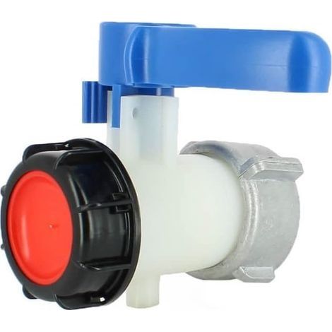 Vanne de réservoir - Écrou S75X6 et sortie S60X6 - Compatible avec les contacteurs (1/4)