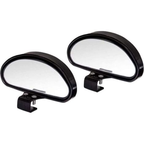 2 pc Miroir, angle mort, réglable, grand angle, universel, voiture (1/4)