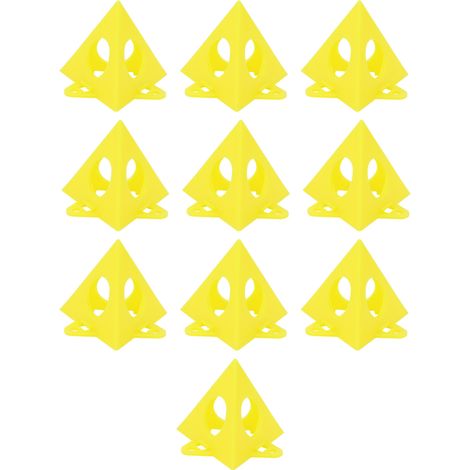 Set di 10 tamponi triangolari per pittura, supporto per pittura, accessori per la lavorazione del legno.