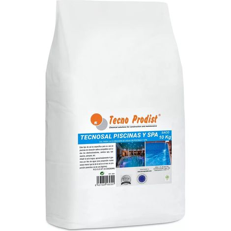 Tecno Prodist Tecnosal Piscines et Spas - Sel pour électrolyseurs au sel pour piscines, spas et jacuzzis