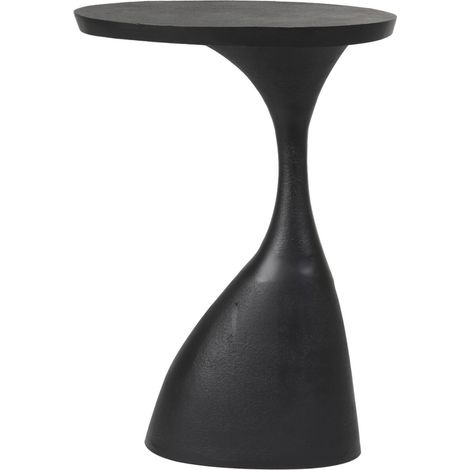 Mesa auxiliar Light & Living Macau negro mate - 40x33x55 cm (1/4)