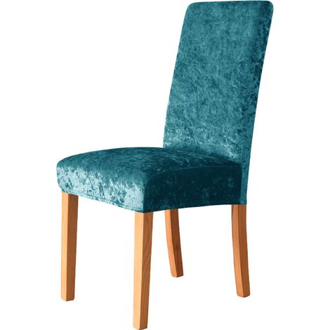 Chaise extensible pour la maison ou l'hôtel, style flanelle, dossier mi-haut, ensemble de chaises, housse de chaise multifonctionnelle (1/5)