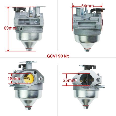 Convient pour le kit GCV190 16100-Z0Y-013 GCV190LA HRB217, tondeuse à gazon à carburateur (1/4)