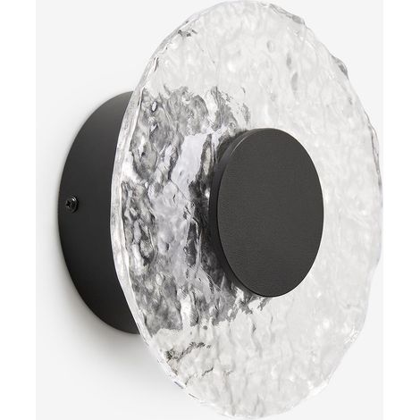 Aplique de pared Ø20 cm LED en vidrio y hierro Lorenzo SKLUM        (1/5)