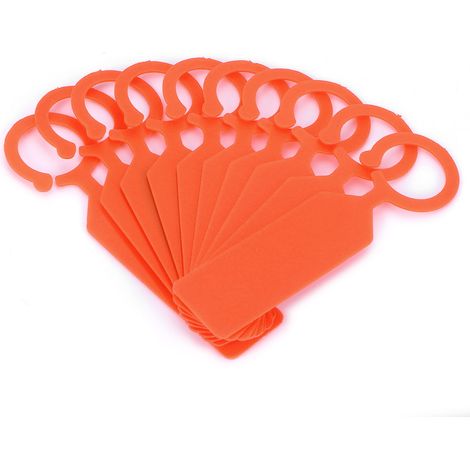 100 Étiquettes de Jardinage pour Plantes et Fleurs, Marqueurs de Jardin 11x2,4 cm Orange, Accessoire de Jardin (1/5)