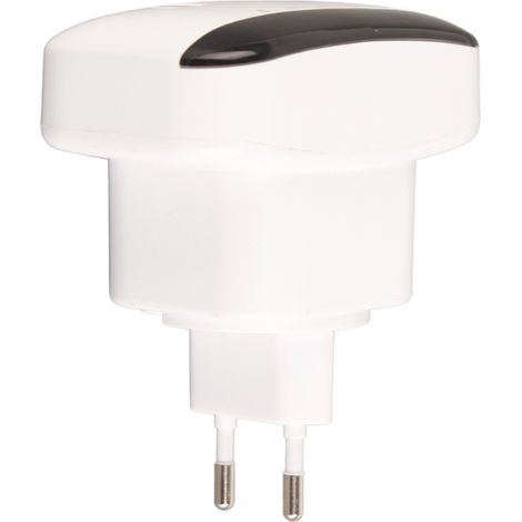 Amplificateur WiFi 300M avec Port Ethernet et Montage Murale, Blanc, Bouton WPS, 100‑240V (Prise EU)