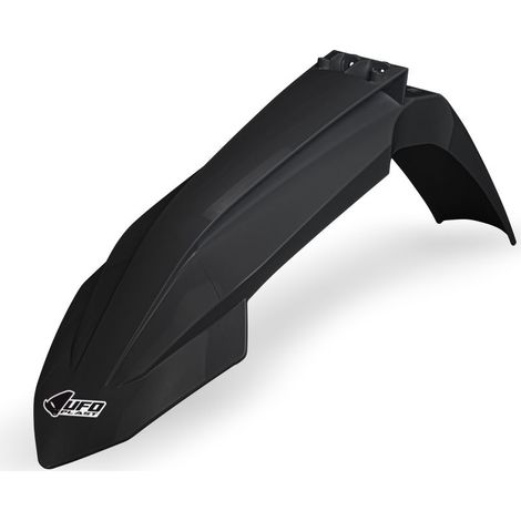 Guardabarros delantero UFO para KTM SX/SXF (SX-F) 125/250/300/350/450F TBI '23-24, EXC/excf (excf) 150/250/300/350/450/500 TBI '24 negro
