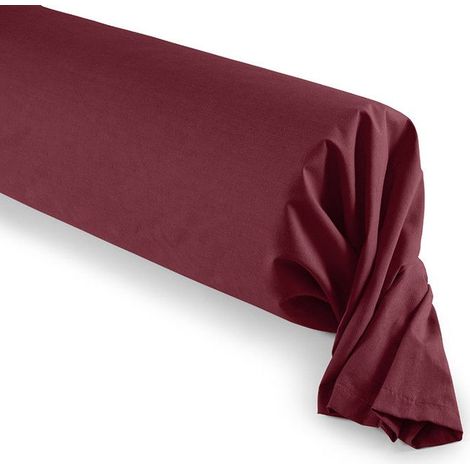 Taie de traversin - Prémium - 45 x 185 cm - 100% coton - Certifiée Oeko-Tex - Douceur et robustesse (1/3)