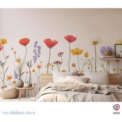 Papier peint : Fleurs des champs 4 - Intissé - 300 cm - 280 cm (1/5)
