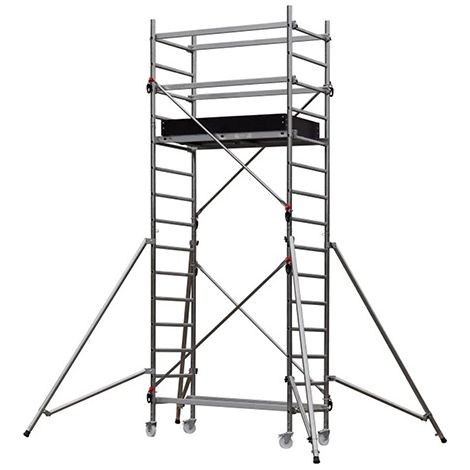 Trabattello 1 piano - Altezza max. di lavoro 4.90m - 603713