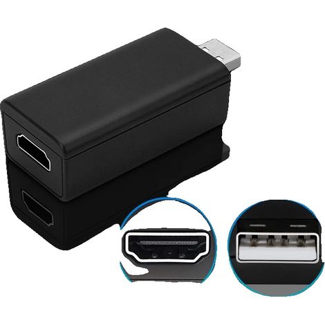 Accessoires, Compatibilité de la caméra de recul, Options de transmission polyvalentes, USBHDMI (1/2)