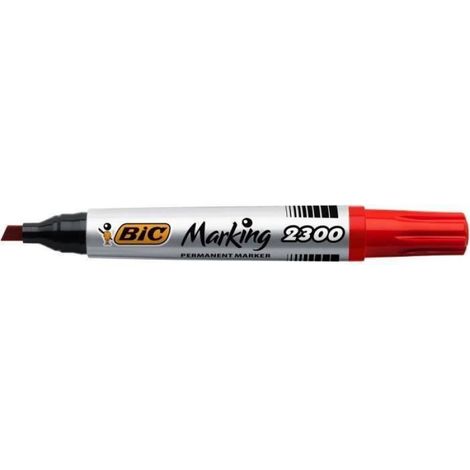 Marqueur Permanent - Pointe Fine 1 mm - Encre Solvantée - Pour Métal Bois Plastique Verre - Lot De 12 (1/5)