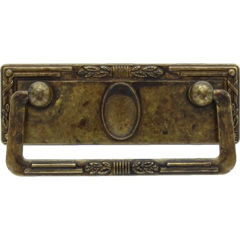 BL MANIGLIA 06060 97X45 MM P.P.OTTONE ANTICATO- 5,0 blister