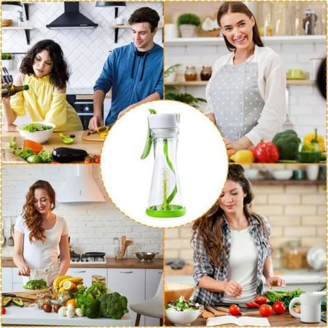 Mélangeur de vinaigrette - - Shaker anti fuite - 1 pièce - Durable - Lavable au lave-vaisselle (1/4)