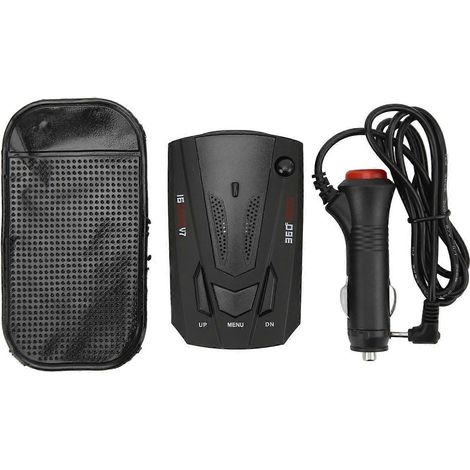 Détecteur de radar pour voiture, protection à 360 degrés, alarme de vitesse, détecteur de chien électronique à 16 bandes, compteur de vitesse, vitesse (1/4)