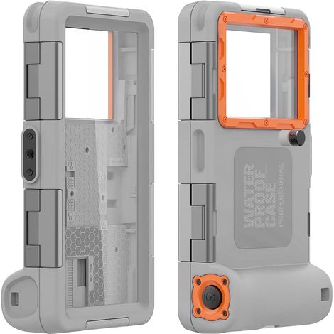 Funda para iPhone 16/15/14/13/12 Pro Max Plus, universal, IP68, resistente al agua hasta 15 m, compatible con smartphones de 4,7 a 6,9 pulgadas, ideal para surfear al aire libre, con correa para la mu (1/5)