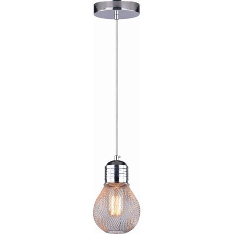 Suspension Candellux Gliva 31-58652 métal chromé Ø10cm (1/2)