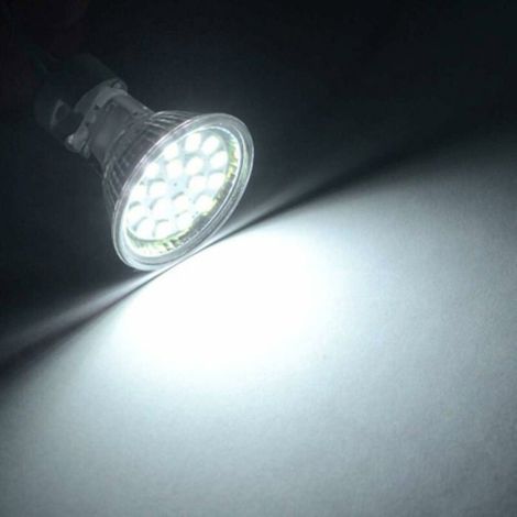 Ampoule LED MR11 GU4 - - Lot de 6 - 3W - Équivalent 20W - Non dimmable - 12V AC/DC - Blanc froid (1/4)