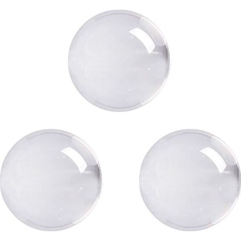 3 esferas de cristal transparente de colores para sanación, accesorios de fotografía y decoración, 40 mm