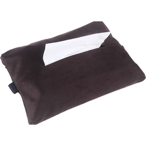 Porte-mouchoirs de voiture, support de mouchoirs à suspendre dans la voiture, support de serviette en tissu doux pour voiture SUV facile à utiliser (1/5)