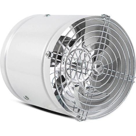 Cappa da cucina multifunzionale con griglia protettiva - ventola di ventilazione potente ma silenziosa - alluminio bianco