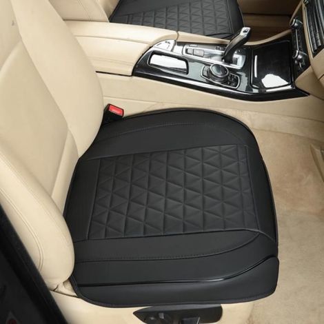 Housse Siege Voiture - Simili Cuir - Universelle Pour Siege Avant - 52x53 Cm - 1 Piece (1/5)
