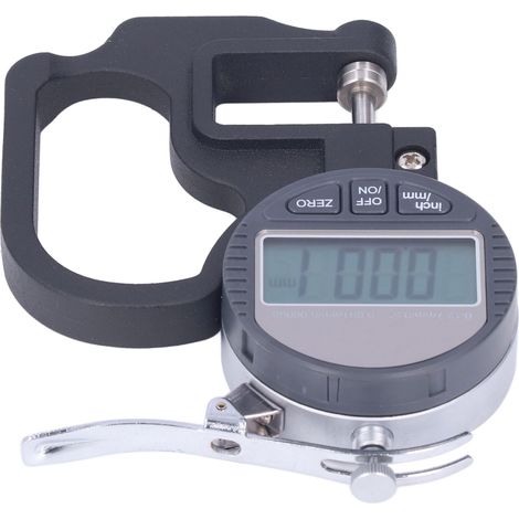 Micromètre numérique LCD de mesure d'épaisseur, outil de mesure précis pour papier et film, 0-12,7 mm (1/5)