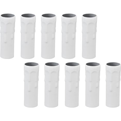 MINKUROW Portalampada E14, robusto ferro antiossidante Accessori per l'illuminazione Adattatore portalampada E14 anticorrosione per lampadari domestici (bianco) (1/5)