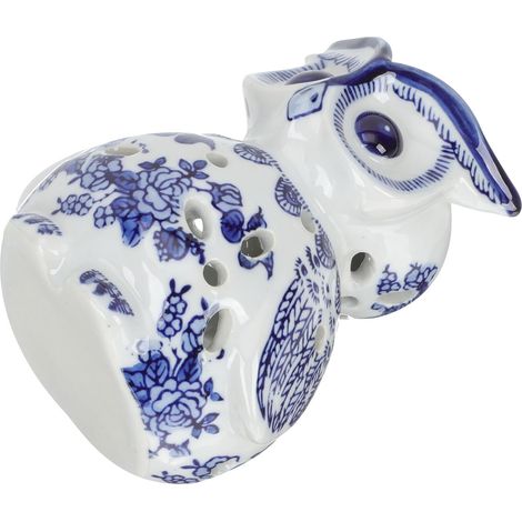 en forme de hibou Bougeoir en céramique pratique de style (1/5)