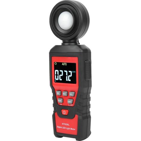 HT620L Hochpräzises tragbares digitales Lichtintensitätsmessgerät Photometer 0‑200000Lx (0‑20000FC) (1/5)