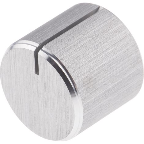 Bouton de potentiomètre RS PRO, Axe de 6.4mm, Diamètre de 16mm, Vis sans tête ( Prix pour 1 )