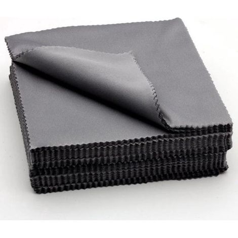 Lot de 5 chiffons en microfibre pour lunettes - Nettoyage de lunettes - Haute qualité (1/5)