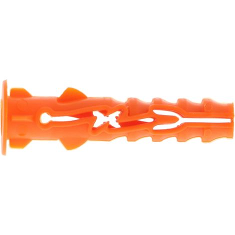 Cheville à expansion nylon avec collerette 5x25 boîte de 100 pièces - SPIT - 57070