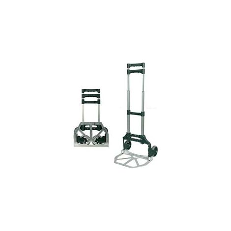 CARRELLO PORTACASSE PIEGHEVOLE IN ALLUMINIO PORTATA KG.65    ALTE